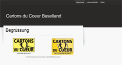 Desktop Screenshot of cartonsducoeur-bl.ch