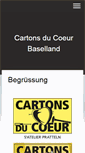 Mobile Screenshot of cartonsducoeur-bl.ch